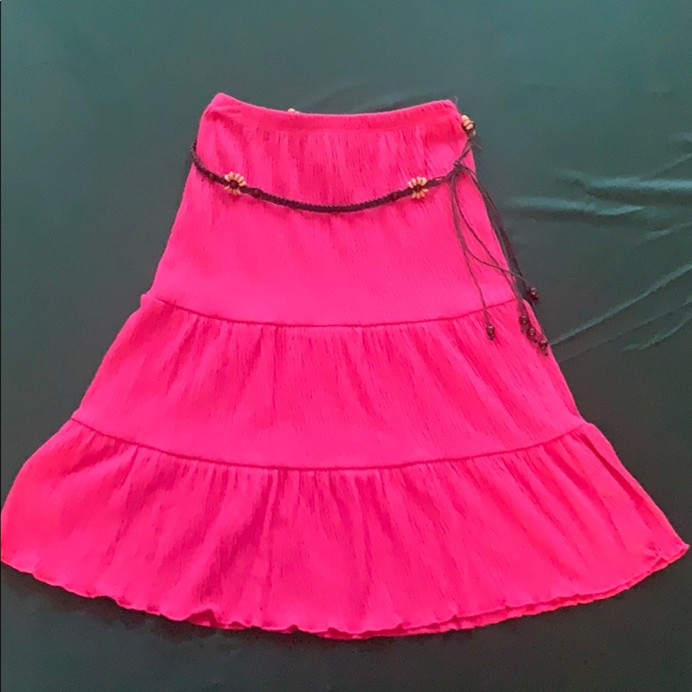 Pink skirt